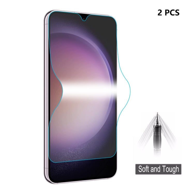 2 pezzi ENKAY Hat-Prince Full Glue Coverage Pellicola idrogel morbida antideflagrante, For Samsung Galaxy A07, For Samsung Galaxy A17, For Samsung Galaxy M56, For Samsung Galaxy F16 / M16, For Samsung Galaxy F06 / M06, For Samsung Galaxy A36 5G / A56 5...