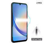 2 pezzi ENKAY Hat-Prince Full Glue Coverage Pellicola idrogel morbida antideflagrante, For Samsung Galaxy A07, For Samsung Galaxy A17, For Samsung Galaxy M56, For Samsung Galaxy F16 / M16, For Samsung Galaxy F06 / M06, For Samsung Galaxy A36 5G / A56 5...
