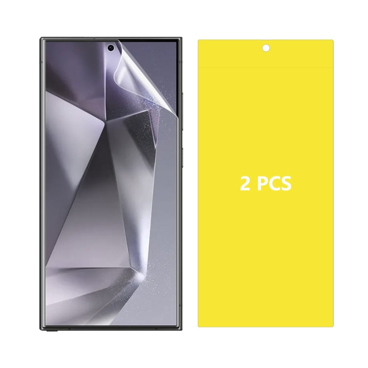 2 pezzi ENKAY Hat-Prince Full Glue Coverage Pellicola idrogel morbida antideflagrante, For Samsung Galaxy A07, For Samsung Galaxy A17, For Samsung Galaxy M56, For Samsung Galaxy F16 / M16, For Samsung Galaxy F06 / M06, For Samsung Galaxy A36 5G / A56 5...