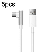 5pcs XJ-93 1m 120W USB a Type-C gomito cavo dati di ricarica rapida per vivo e altri telefoni, XJ-93