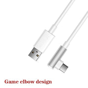 5pcs XJ-93 1m 120W USB a Type-C gomito cavo dati di ricarica rapida per vivo e altri telefoni, XJ-93