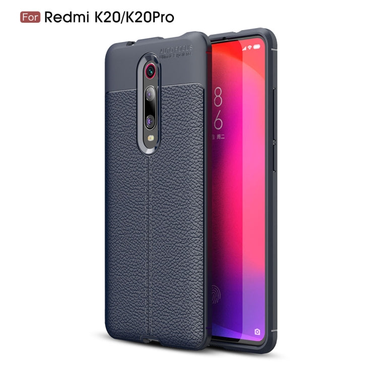 Custodia antiurto in TPU con texture Litchi per Xiaomi Redmi k20 / k20Pro, For Redmi K20