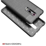 Custodia antiurto in TPU con texture Litchi per Xiaomi Redmi k20 / k20Pro, For Redmi K20