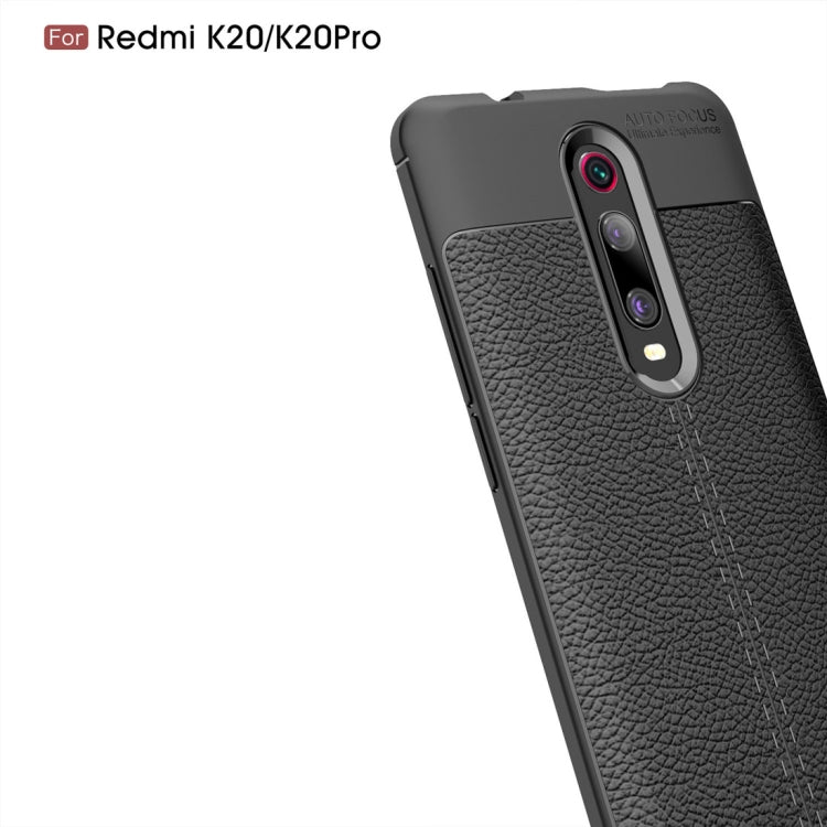 Custodia antiurto in TPU con texture Litchi per Xiaomi Redmi k20 / k20Pro, For Redmi K20