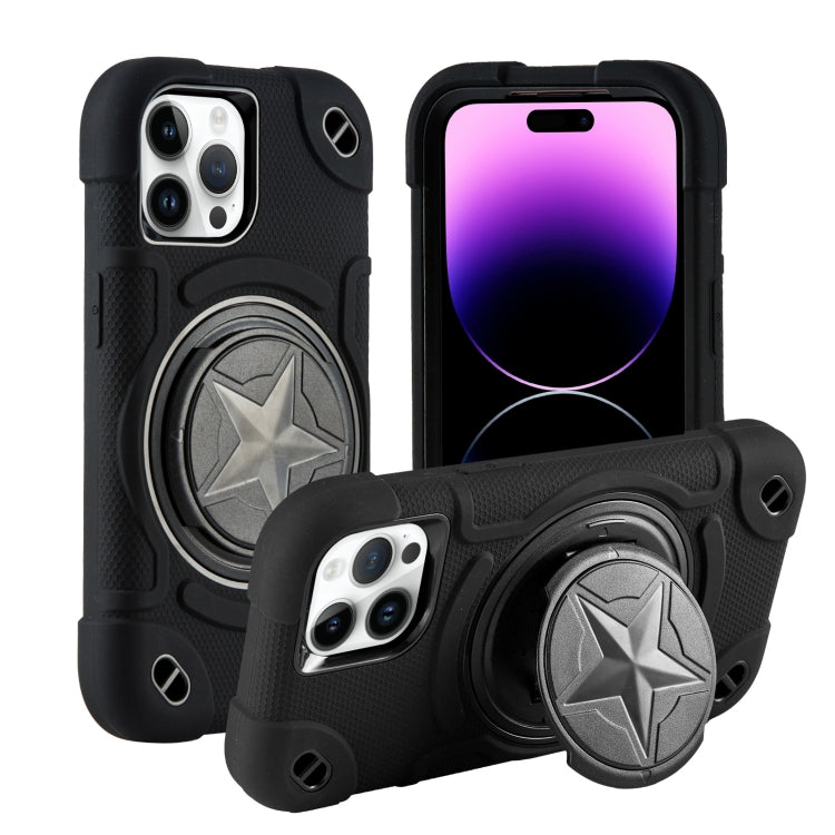 Custodia in silicone ibrida per iPhone 14 e 14 Pro Max
