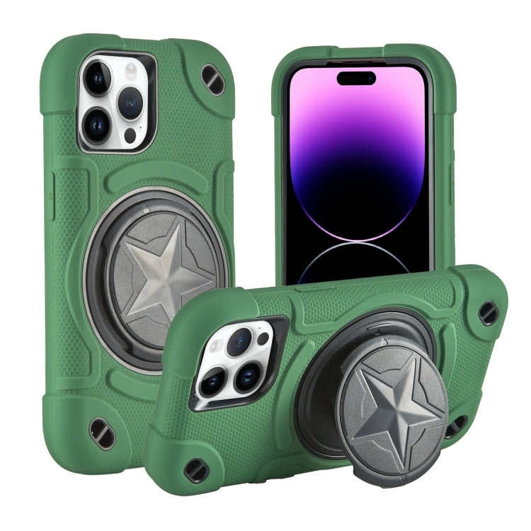 Custodia in silicone ibrida per iPhone 14 e 14 Pro Max