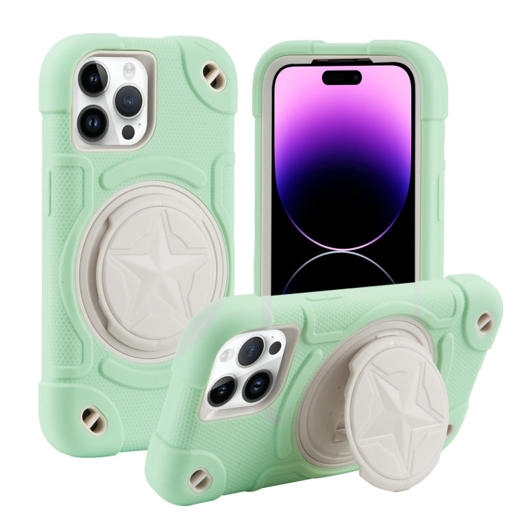 Custodia in silicone ibrida per iPhone 14 e 14 Pro Max