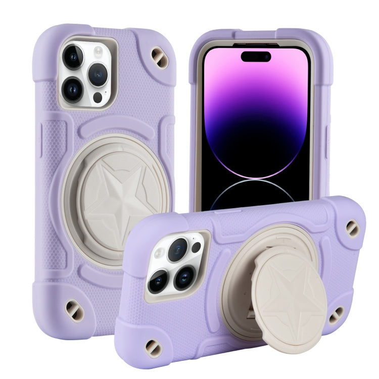 Custodia in silicone ibrida per iPhone 14 e 14 Pro Max