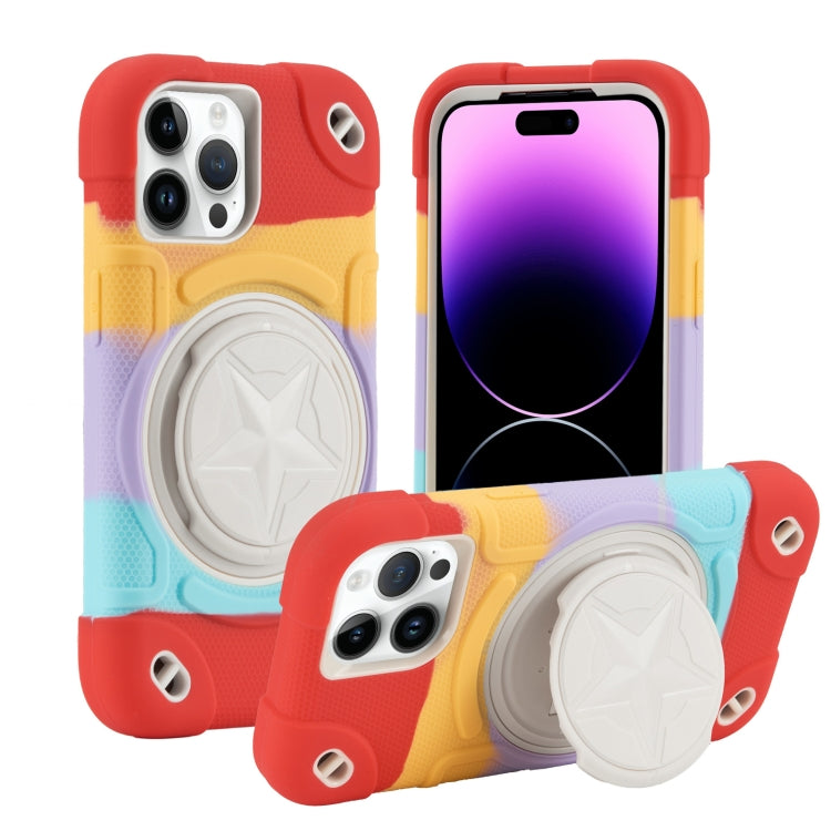 Custodia in silicone ibrida per iPhone 14 e 14 Pro Max