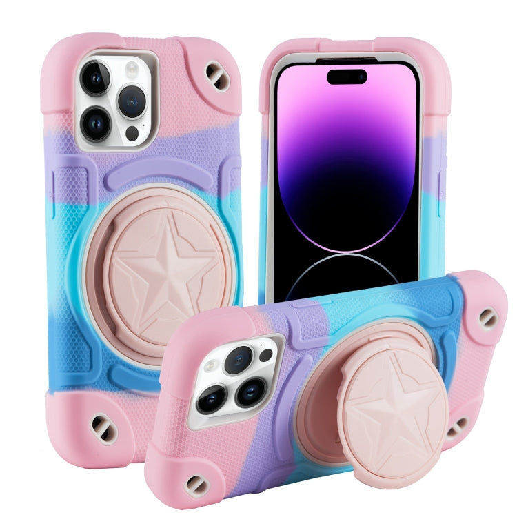 Custodia in silicone ibrida per iPhone 14 e 14 Pro Max