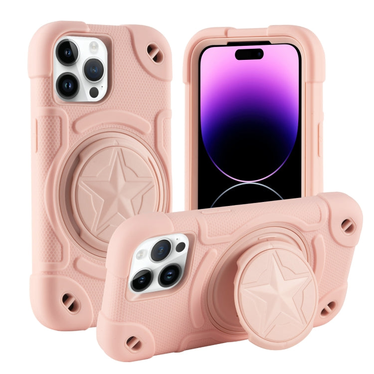 Custodia in silicone ibrida per iPhone 14 e 14 Pro Max