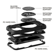 Custodia ibrida in silicone per iPhone 14/14 Pro Max