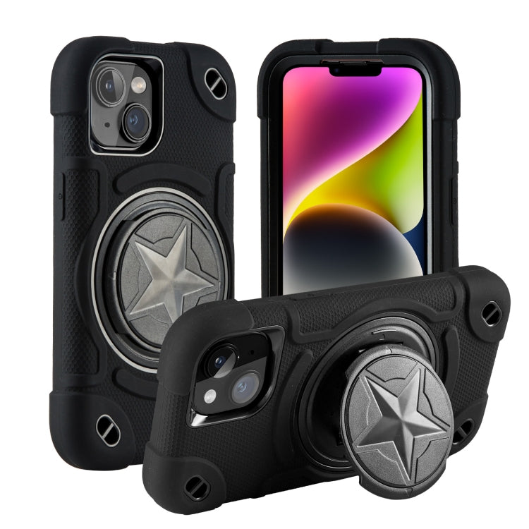 Custodia ibrida in silicone per iPhone 14/14 Pro Max