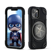 Custodia ibrida in silicone per iPhone 13 Pro Max