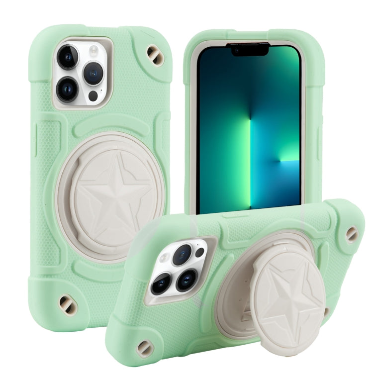 Custodia silicone ibrida per iPhone 13 Pro Max