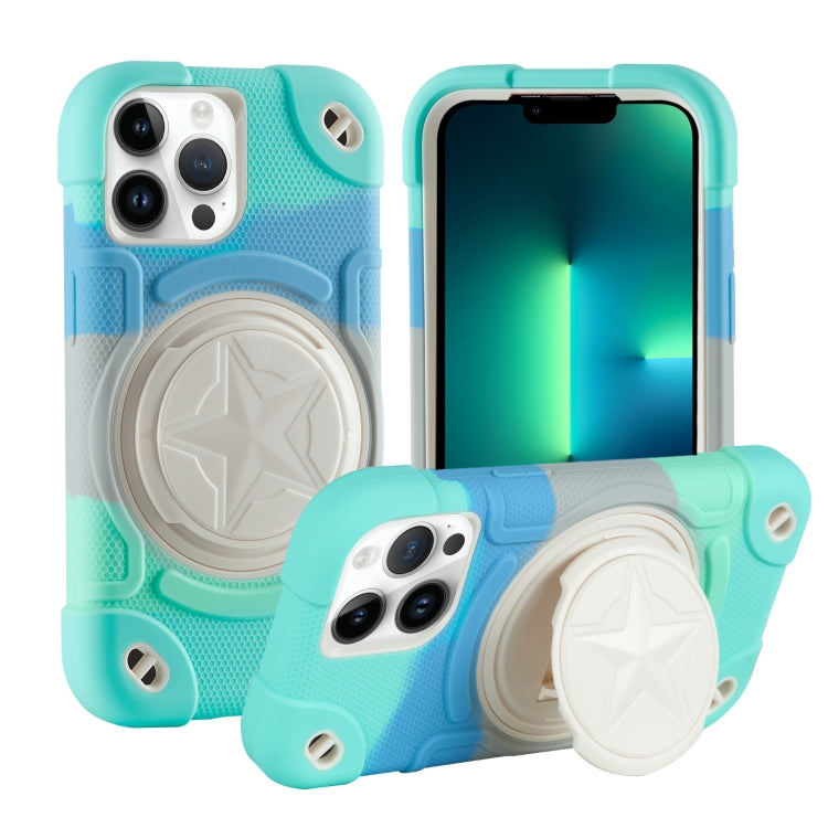 Custodia silicone ibrida per iPhone 13 Pro Max