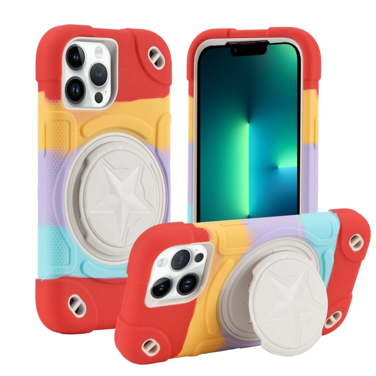 Custodia silicone ibrida per iPhone 13 Pro Max