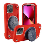 Custodia silicone ibrida per iPhone 13 Pro Max