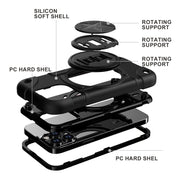 Custodia ibrida in silicone per iPhone 12 Pro