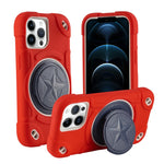 Custodia ibrida in silicone per iPhone 12 Pro