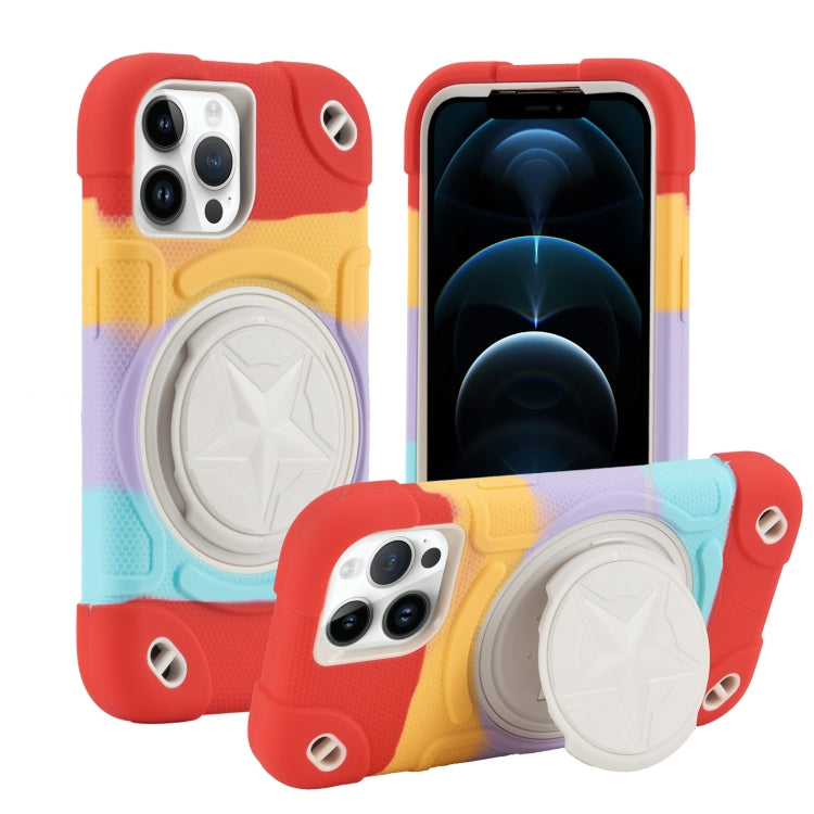 Custodia ibrida in silicone per iPhone 12 Pro