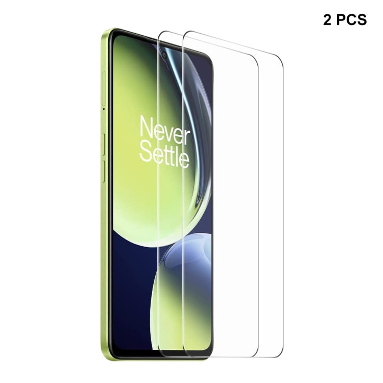 2 pezzi ENKAY 0.26mm 9H 2.5D Pellicola in vetro temperato ad alta alluminio-silicio, For OnePlus Nord CE 3 Lite, For OnePlus Nord CE3, For OnePlus Nord 3 / Nord N300