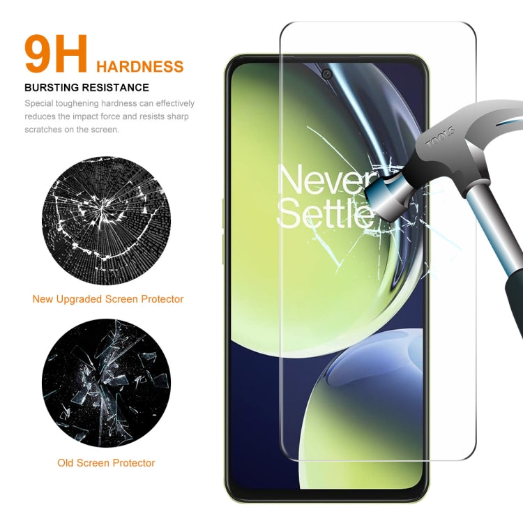 2 pezzi ENKAY 0.26mm 9H 2.5D Pellicola in vetro temperato ad alta alluminio-silicio, For OnePlus Nord CE 3 Lite, For OnePlus Nord CE3, For OnePlus Nord 3 / Nord N300