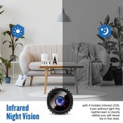 Mini videocamera W8 HD 1080P per visione notturna Batteria Video sorveglianza Wifi Smart Home Camera