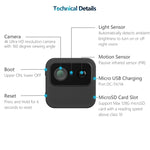 Telecamera portatile WiFi R9 con visione notturna HD