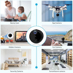 Telecamera WiFi 4K HD con visione notturna e controllo remoto