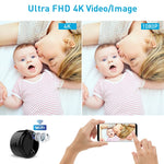 Telecamera WiFi 4K HD con visione notturna e controllo remoto