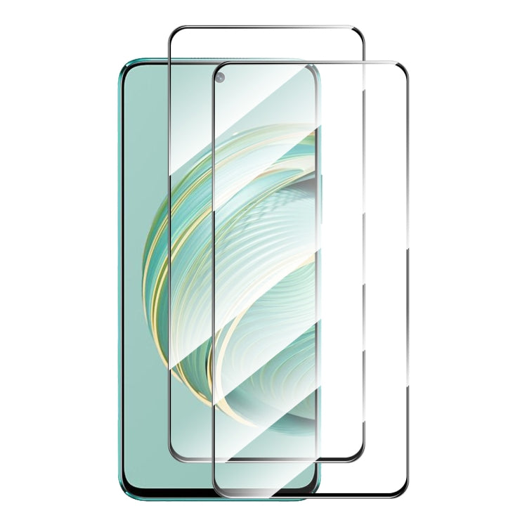 2 pezzi ENKAY Full Glue Pellicola in vetro temperato ad alto contenuto di alluminio e silicio, For Huawei nova 15 Max, For Huawei nova 14, For Huawei nova 13i, For Huawei nova 13, For Huawei Pura 70, For Huawei Mate 60, For Huawei nova 11i             ...