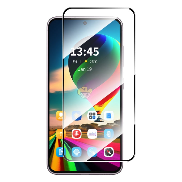 ENKAY Full Glue Pellicola per vetro temperato ad alto contenuto di alluminio e silicio, For Samsung Galaxy M04, For Galaxy A08 4G / 5G, For Galaxy A18 4G / 5G, For Samsung Galaxy F07 / M07 4G, For Samsung Galaxy F17 / M17 5G, For Samsung Galaxy A36 / A...