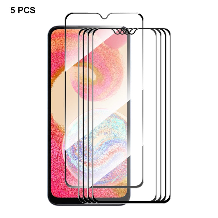 5 pezzi ENKAY Full Glue Pellicola in vetro temperato ad alto contenuto di alluminio e silicio, For Galaxy M47 5G, For Galaxy Z Fold8 5G Outer Screen, For Galaxy Z Fold8 Ultra 5G Outer Screen, For Galaxy Z Flip8 5G Outer Screen, For Galaxy A57 5G       ...