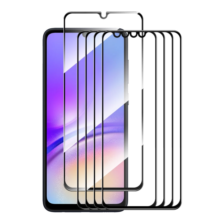 5 pezzi ENKAY Full Glue Pellicola in vetro temperato ad alto contenuto di alluminio e silicio, For Galaxy M47 5G, For Galaxy Z Fold8 5G Outer Screen, For Galaxy Z Fold8 Ultra 5G Outer Screen, For Galaxy Z Flip8 5G Outer Screen, For Galaxy A57 5G       ...