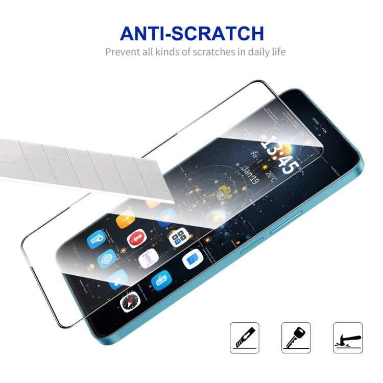 5 pezzi ENKAY Full Glue Pellicola in vetro temperato ad alto contenuto di alluminio e silicio, For Samsung Galaxy A36 / A56, For Samsung Galaxy F55 / M55 / C55, For Samsung Galaxy A35 / M35, For Samsung Galaxy F15 / M15, For Samsung Galaxy A15 4G / 5G ...