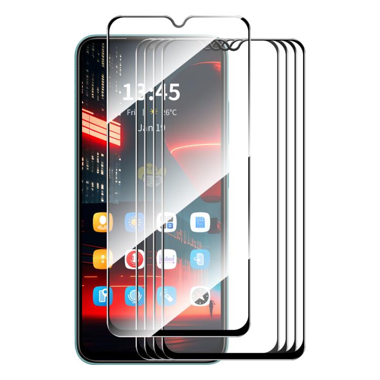 5 pezzi ENKAY Full Glue Pellicola in vetro temperato ad alto contenuto di alluminio e silicio, For Galaxy M47 5G, For Galaxy Z Fold8 5G Outer Screen, For Galaxy Z Fold8 Ultra 5G Outer Screen, For Galaxy Z Flip8 5G Outer Screen, For Galaxy A57 5G       ...