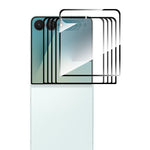 5 pezzi ENKAY Full Glue Pellicola in vetro temperato ad alto contenuto di alluminio e silicio, For Galaxy M47 5G, For Galaxy Z Fold8 5G Outer Screen, For Galaxy Z Fold8 Ultra 5G Outer Screen, For Galaxy Z Flip8 5G Outer Screen, For Galaxy A57 5G       ...