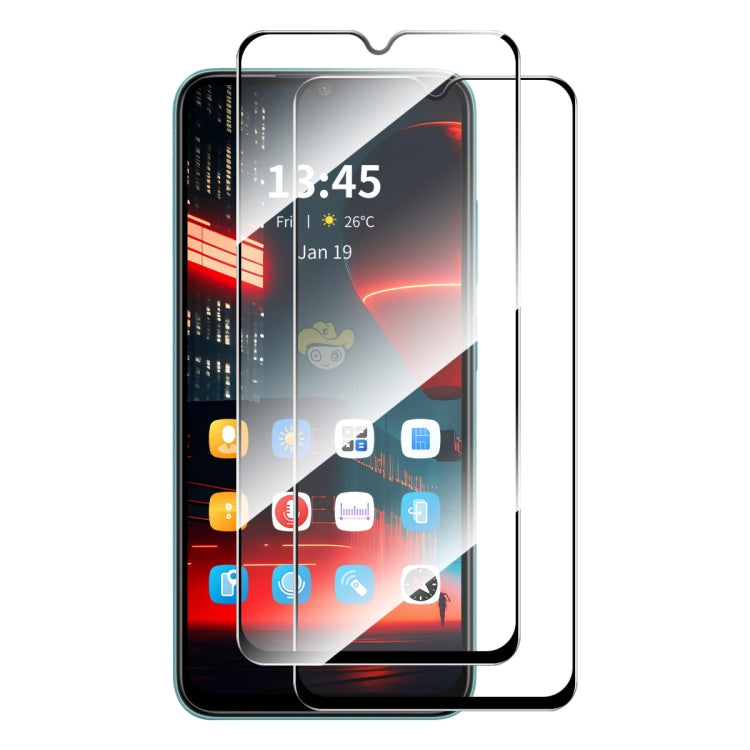 2 pezzi ENKAY Full Glue Pellicola in vetro temperato ad alto contenuto di alluminio e silicio, For Galaxy M47 5G, For Galaxy Z Fold8 5G Outer Screen, For Galaxy Z Fold8 Ultra 5G Outer Screen, For Galaxy Z Flip8 5G Outer Screen, For Galaxy A57 5G       ...