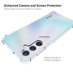 ENKAY Custodia per telefono antiurto in TPU trasparente con pellicola in vetro, For Smausng Galaxy M54, For Samsung Galaxy A25 5G, For Smausng Galaxy M14, For Samsung Galaxy S23 FE 5G, For Smausng Galaxy A24 5G, For Smausng Galaxy A34 5G               ...