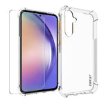 ENKAY Custodia per telefono antiurto in TPU trasparente con pellicola in vetro, For Smausng Galaxy M54, For Samsung Galaxy A25 5G, For Smausng Galaxy M14, For Samsung Galaxy S23 FE 5G, For Smausng Galaxy A24 5G, For Smausng Galaxy A34 5G               ...