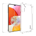 ENKAY Custodia per telefono antiurto in TPU trasparente con pellicola in vetro, For Smausng Galaxy M54, For Samsung Galaxy A25 5G, For Smausng Galaxy M14, For Samsung Galaxy S23 FE 5G, For Smausng Galaxy A24 5G, For Smausng Galaxy A34 5G               ...