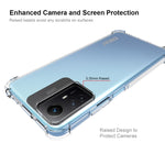ENKAY Custodia per telefono antiurto in TPU trasparente con pellicola in vetro, For Xiaomi Redmi Note 12s, For Redmi K60 Ultra, For Xiaomi Redmi 12C, For Xiaomi 13T