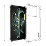 ENKAY Custodia per telefono antiurto in TPU trasparente con pellicola in vetro, For Xiaomi Redmi Note 12s, For Redmi K60 Ultra, For Xiaomi Redmi 12C, For Xiaomi 13T
