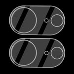 2 pezzi ENKAY Hat-Prince 9H Pellicola in vetro temperato per obiettivo della fotocamera posteriore, For iPhone 17e / 16e, For iPhone 17 Pro Max, For iPhone 17 Pro, For iPhone 17, For iPhone Air, For iPhone 16 Pro / 16 Pro Max, For iPhone 16 / 16 Plus  ...