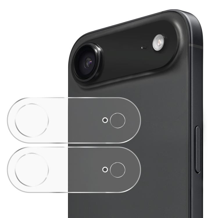 2 pezzi ENKAY Hat-Prince 9H Pellicola in vetro temperato per obiettivo della fotocamera posteriore, For iPhone 17e / 16e, For iPhone 17 Pro Max, For iPhone 17 Pro, For iPhone 17, For iPhone Air, For iPhone 16 Pro / 16 Pro Max, For iPhone 16 / 16 Plus  ...