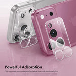 2 pezzi ENKAY Hat-Prince 9H Pellicola in vetro temperato per obiettivo della fotocamera posteriore, For iPhone 17e / 16e, For iPhone 17 Pro Max, For iPhone 17 Pro, For iPhone 17, For iPhone Air, For iPhone 16 Pro / 16 Pro Max, For iPhone 16 / 16 Plus  ...