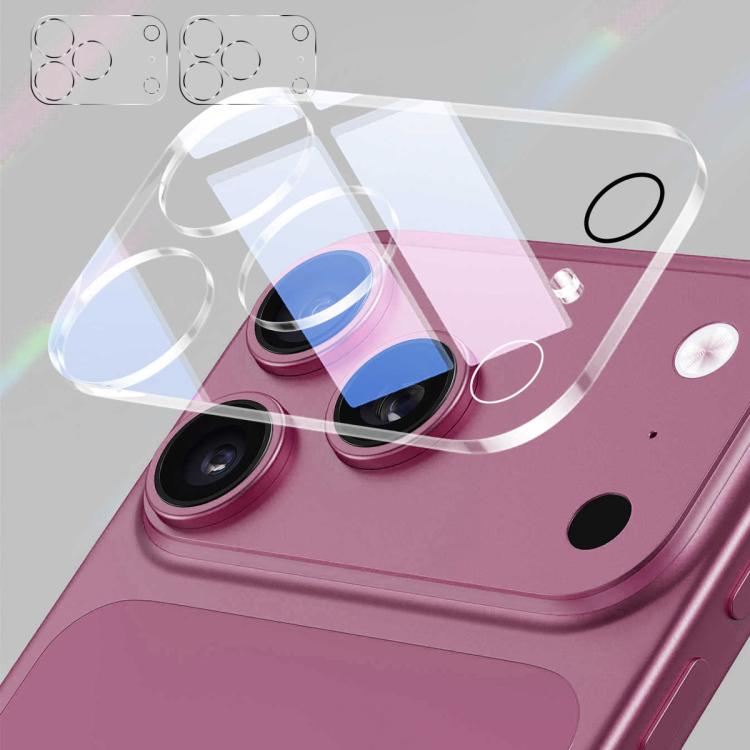 2 pezzi ENKAY Hat-Prince 9H Pellicola in vetro temperato per obiettivo della fotocamera posteriore, For iPhone 17e / 16e, For iPhone 17 Pro Max, For iPhone 17 Pro, For iPhone 17, For iPhone Air, For iPhone 16 Pro / 16 Pro Max, For iPhone 16 / 16 Plus  ...