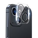 ENKAY Hat-Prince Black Ring 9H Obiettivo fotocamera posteriore Pellicola in vetro temperato, For iPhone 17 Pro Max, For iPhone 17 Pro, For iPhone 17, For iPhone Air, For iPhone 16 Pro / 16 Pro Max, For iPhone 16 / 16 Plus, For iPhone 15 Pro / 15 Pro Ma...