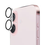 ENKAY Hat-Prince Black Ring 9H Obiettivo fotocamera posteriore Pellicola in vetro temperato, For iPhone 17 Pro Max, For iPhone 17 Pro, For iPhone 17, For iPhone Air, For iPhone 16 Pro / 16 Pro Max, For iPhone 16 / 16 Plus, For iPhone 15 Pro / 15 Pro Ma...